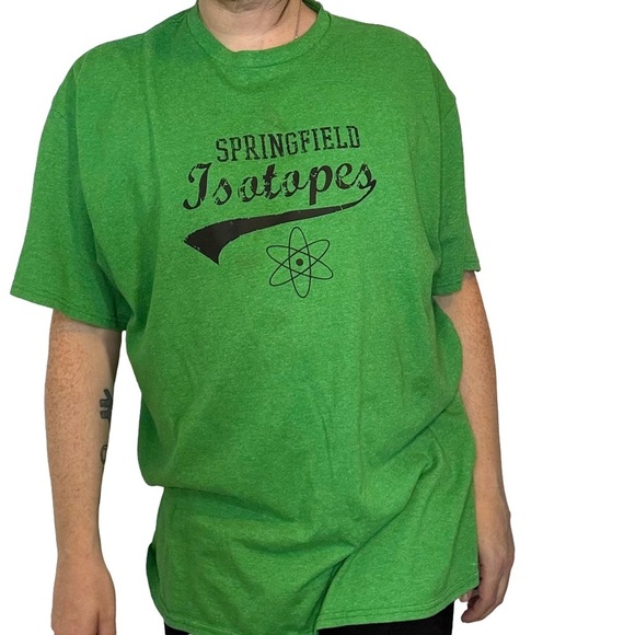 The Simpsons Other - The Simpsons - Springfield Isotopes T-Shirt Size 2xl